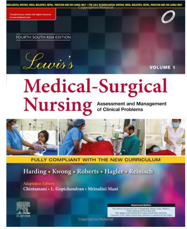 Lewis's Medical-Surgical Nursing: Assessment and Management of Clinical Problems, Fourth South Asia Edition (Two Volume Set)